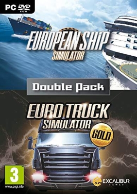 Pc Euro Truck Gold + European Ship Simulator Double Pack