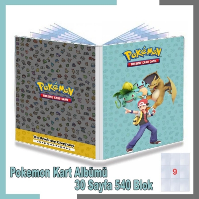 Pokemon Kart Albümü - Ash Ve Pokemonlar Tema