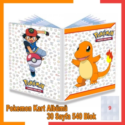 Pokemon Kart Albümü - Charmander Tema