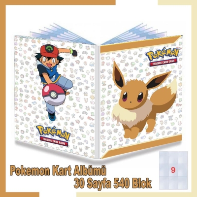 Pokemon Kart Albümü - Eevee Tema