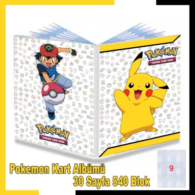 Pokemon Kart Albümü - Pikachu Tema