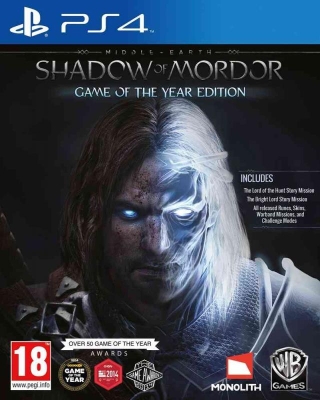 Ps4 Middle Earth Shadow Of Mordor Game Of The Year Edition