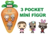 Funko 3-Pack Carrot Pocket Pop Guardians Of The Galaxy
