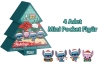 Funko Pop Lilo & Stitch Holiday 2025 Pocket 4-Pack Tree Holiday Box 4 Cm