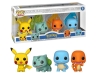 Funko Pop Pokemon: Starters 4-Pack Pikachu, Bulbasaur, Charmander & Squirtle