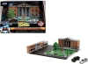 Jada Back to the Future Clock Tower Hill Valley Diorama Nano Set
