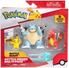 Jazwares Pokemon Battle 3lu Figur Seti Pikachu Charmeleon Blastoise