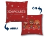 Lisanslı Harry Potter Yılbaşı Temalı Yastık 40x40cm Çift Taraflı