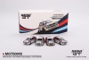 Mini Gt 1/64 Flancia Delta Hf Integrale Evoluzione 1992 Rally Montecarlo Martini Racing 4 Cars Set -