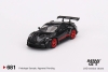 Mini Gt 1/64 Porsche 911 (992) GT3 RS Black with Pyro Red