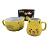 Pokemon Breakfast Set Mug + Bowl - Pikachu Temalı